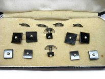 Costume Dress Studs & Cufflinks Set