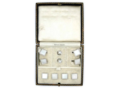 Mother of Pearl & 9ct White Gold Dress Set