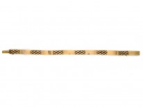 Early 20th Century 15ct Gold Plain & Decorated Bracelet by Deakin & Francis