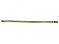 Early 19th Century 18ct Gold Woven Mesh Bracelet with Three Colour Gold Clasp