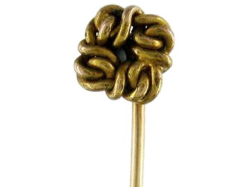 18ct Gold Knot Tie Pin