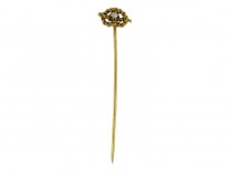 18ct Gold Lovers' Knot Tie Pin