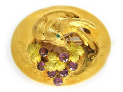 French Bird of Paradise Brooch