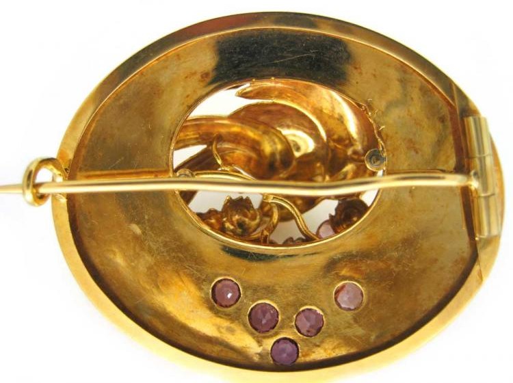 French Bird of Paradise Brooch