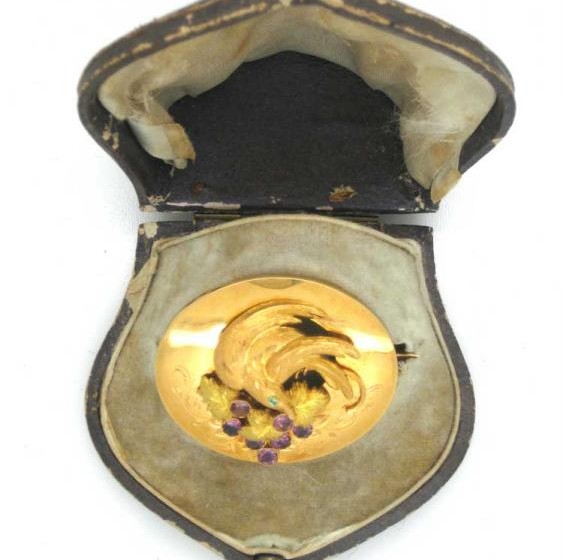 French Bird of Paradise Brooch