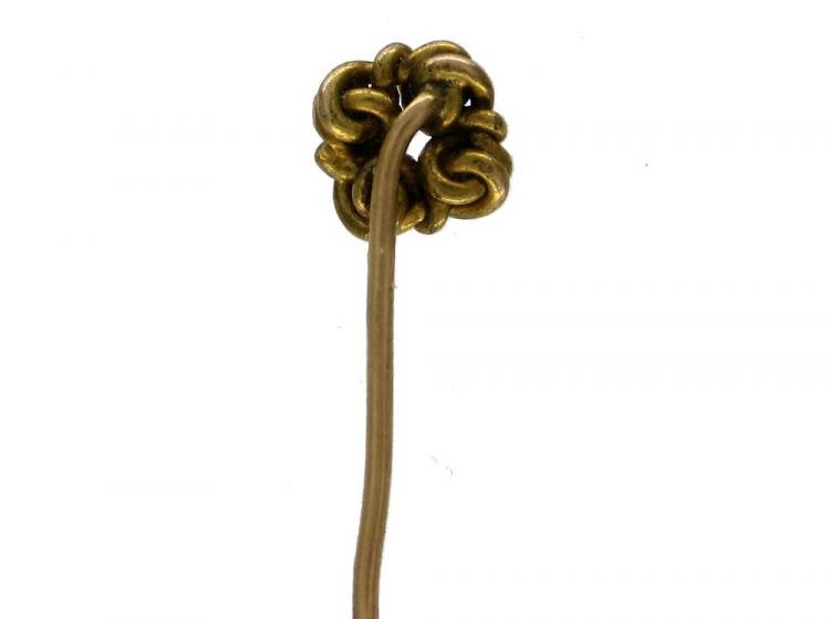 18ct Gold Knot Tie Pin