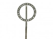 Platinum & Diamond Winning Post Tie Pin