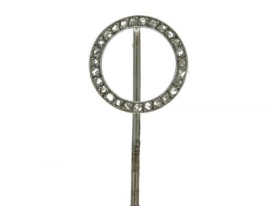 Platinum & Diamond Winning Post Tie Pin