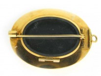 Pietra Dura Floral Brooch