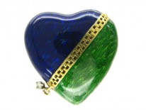 Tiffany & Co. Enamel Heart Brooch