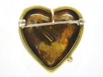 Tiffany & Co. Enamel Heart Brooch