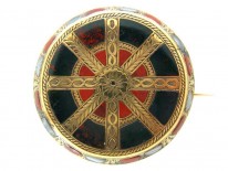 Scottish Wheel Design Brooch