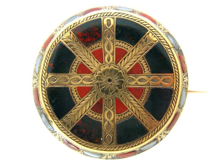 Scottish Wheel Design Brooch