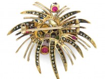 1950s Coronation Firework Brooch