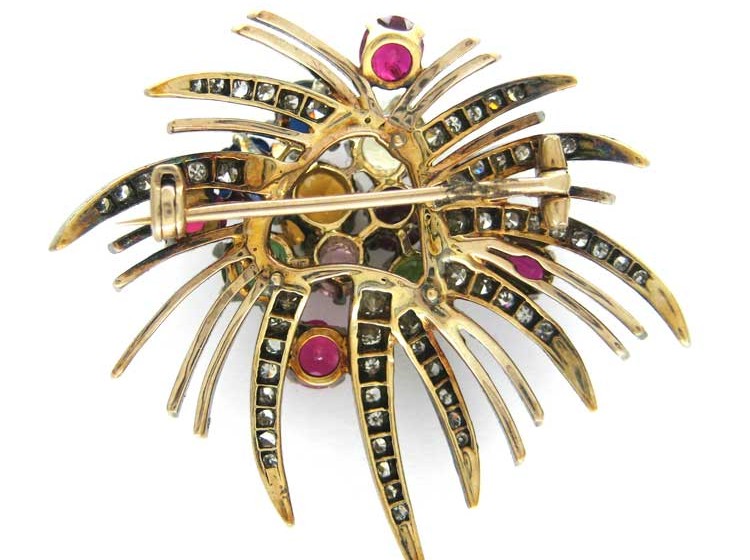 1950s Coronation Firework Brooch