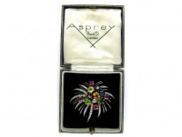 1950s Coronation Firework Brooch