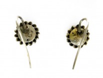 9ct Gold & Diamond Round Earrings