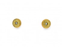 15ct Gold & Pearl Stud Earrings