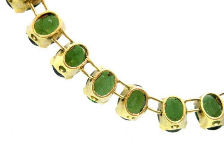 18ct Gold & Tourmaline Necklace