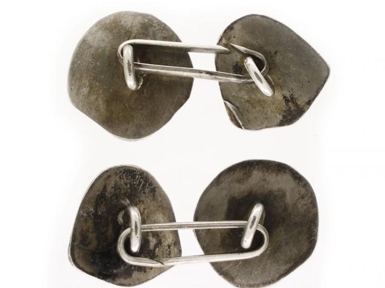 Rare Silver Theatrical Cufflinks