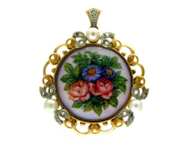 Enamel Pendant
