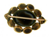 Sardonyx Brooch