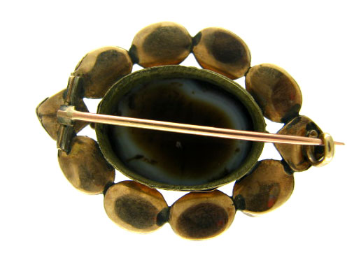 Sardonyx Brooch