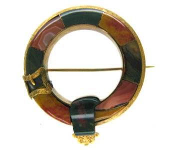 Scottish Garter Brooch