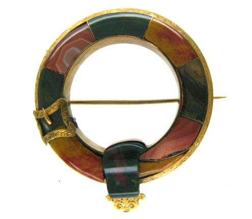 Scottish Garter Brooch