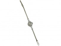 Platinum & Diamond Round Watch