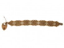 9ct Gold Gate Bracelet