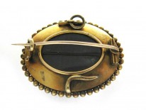 18ct Gold, Turquoise & Diamond Brooch
