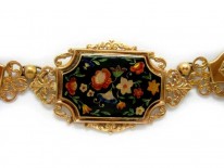 15ct Gold & Swiss Enamel Necklace