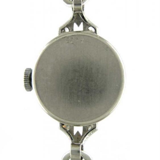 Platinum & Diamond Round Watch
