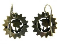 Silver Flower Earrings