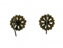Vauxhall Glass Flower Earrings