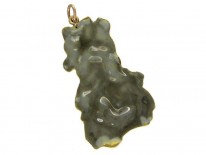 15ct Gold Art Nouveau Pendant