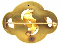 14ct Gold Scandinavian Knot Brooch