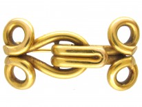 French Novelty Hook & Eye Brooch