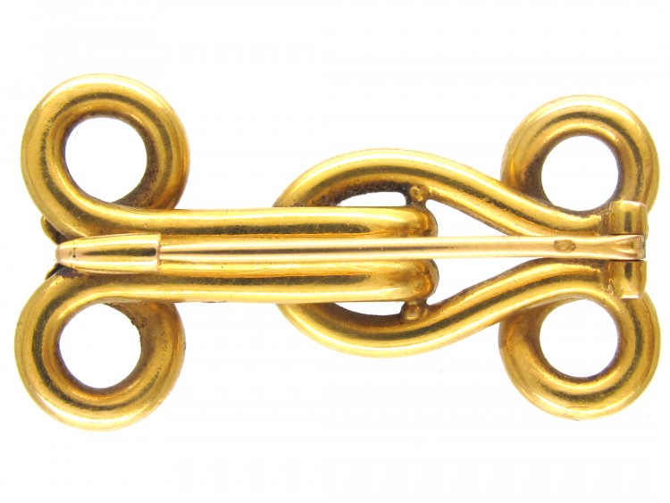 French Novelty Hook & Eye Brooch