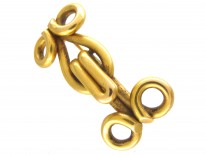 French Novelty Hook & Eye Brooch