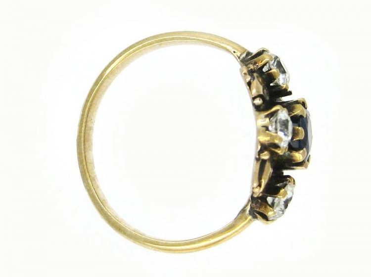 Sapphire Diamond Ring