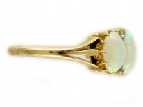 Opal & Diamond Ring