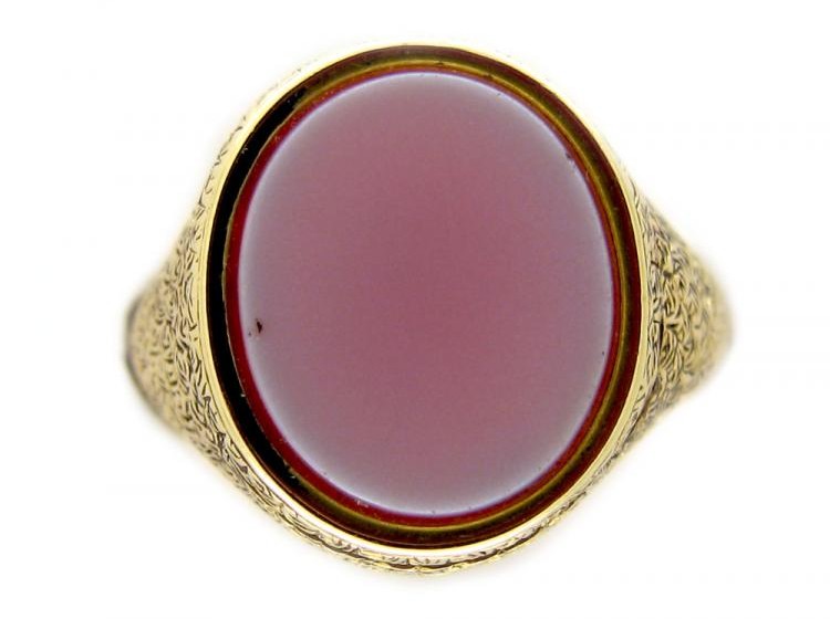 Carnelian Opening Signet Ring