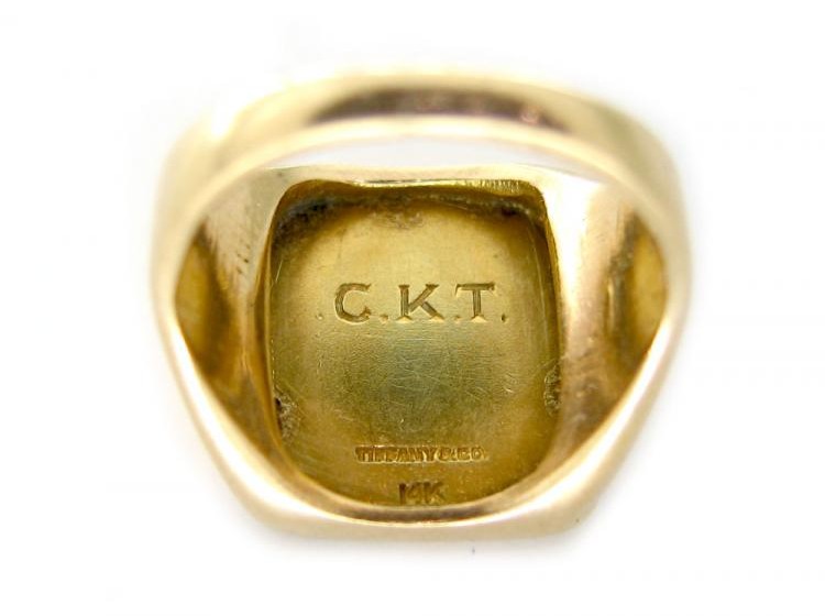 Tiffany & Co. 14ct Gold Crested Ring