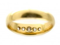 18ct Gold & Diamond Gypsy Ring