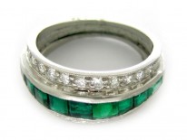 Art Deco Emerald & Diamond Ring
