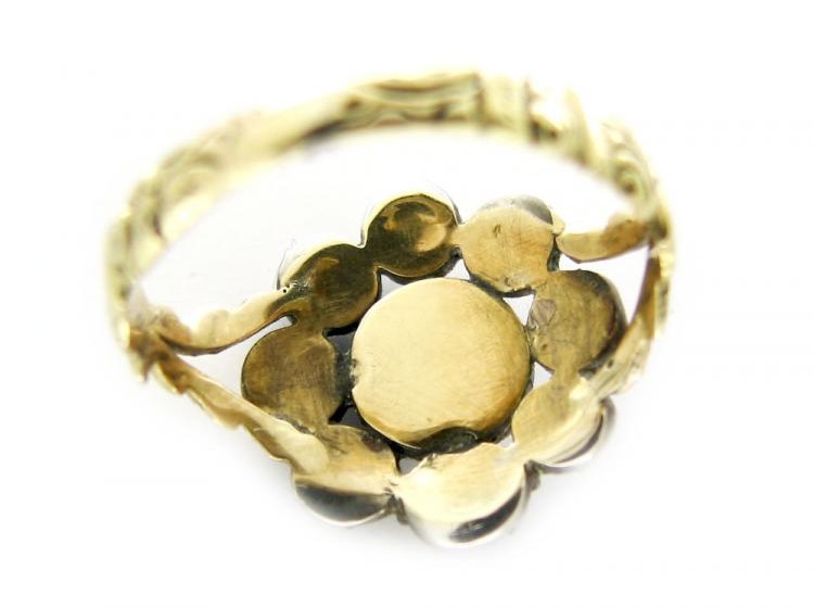 Georgian Diamond Flower Ring