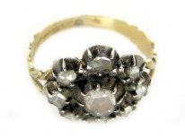 Georgian Diamond Flower Ring