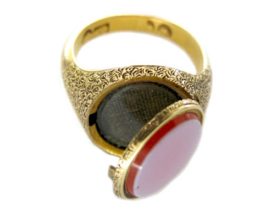 Carnelian Opening Signet Ring